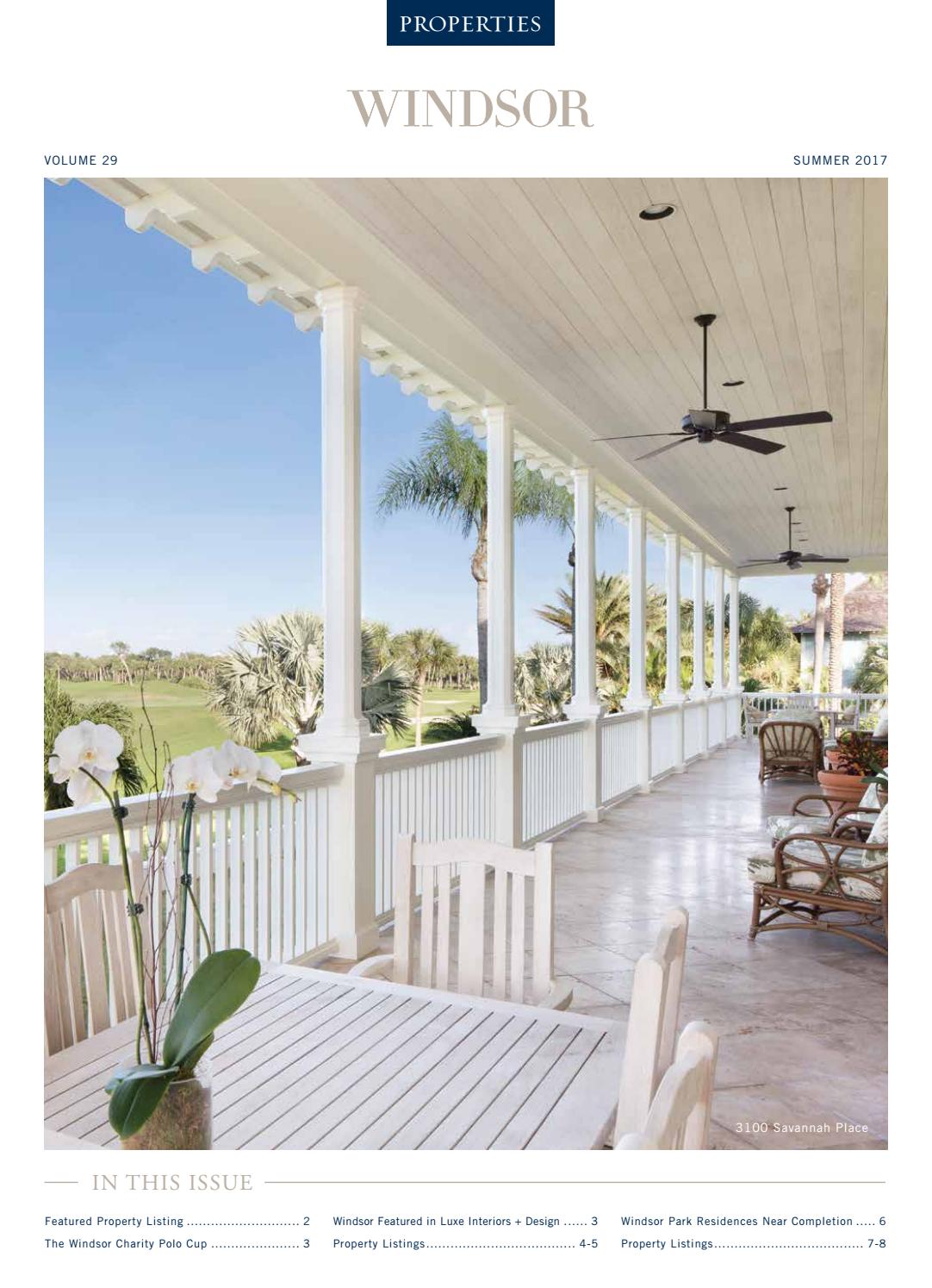 Windsor Properties Newsletter Summer 2017 by Windsor Properties Issuu