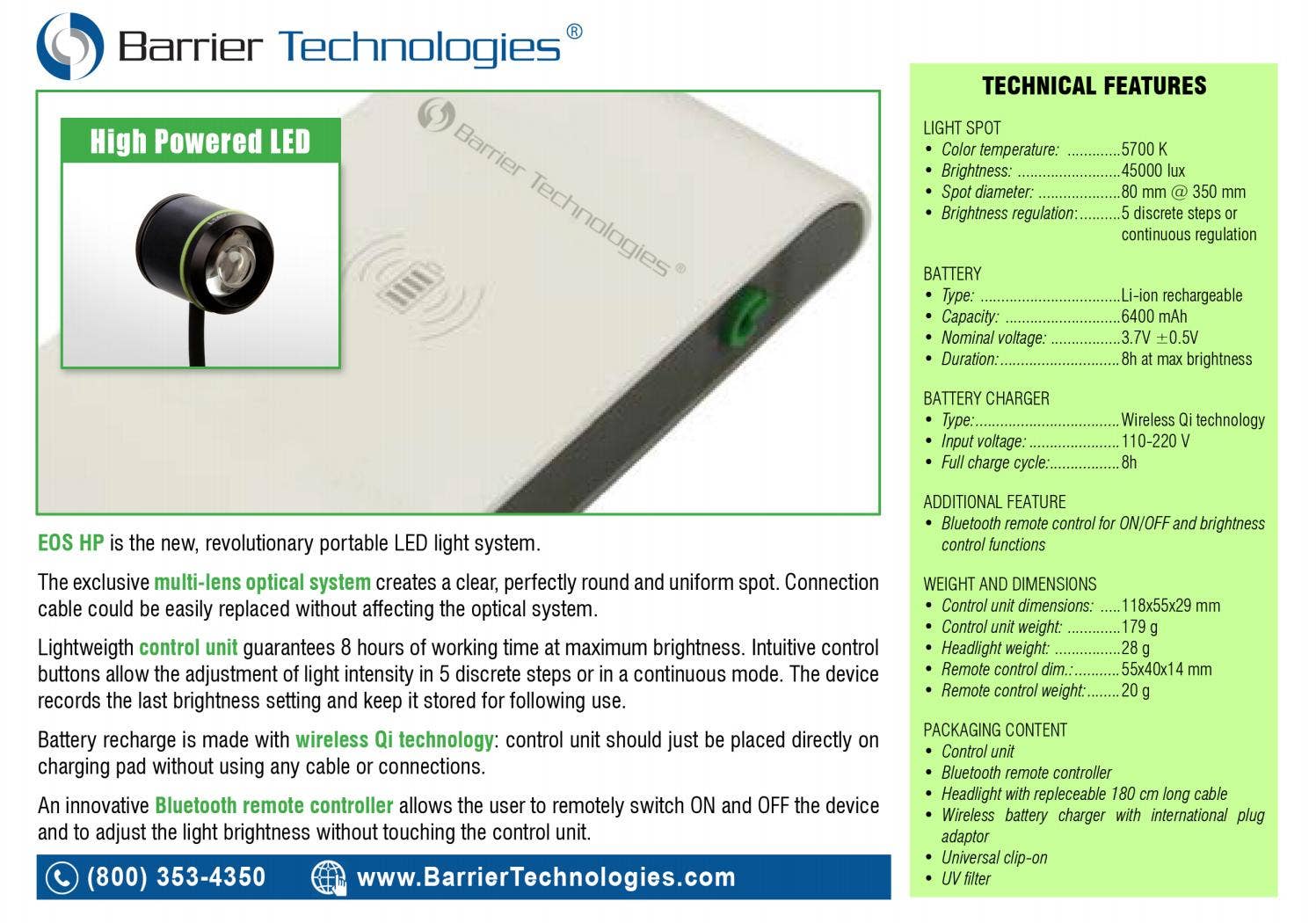 Barrier Technologies - Surgical Headlights by Barrier Technologies - Issuu