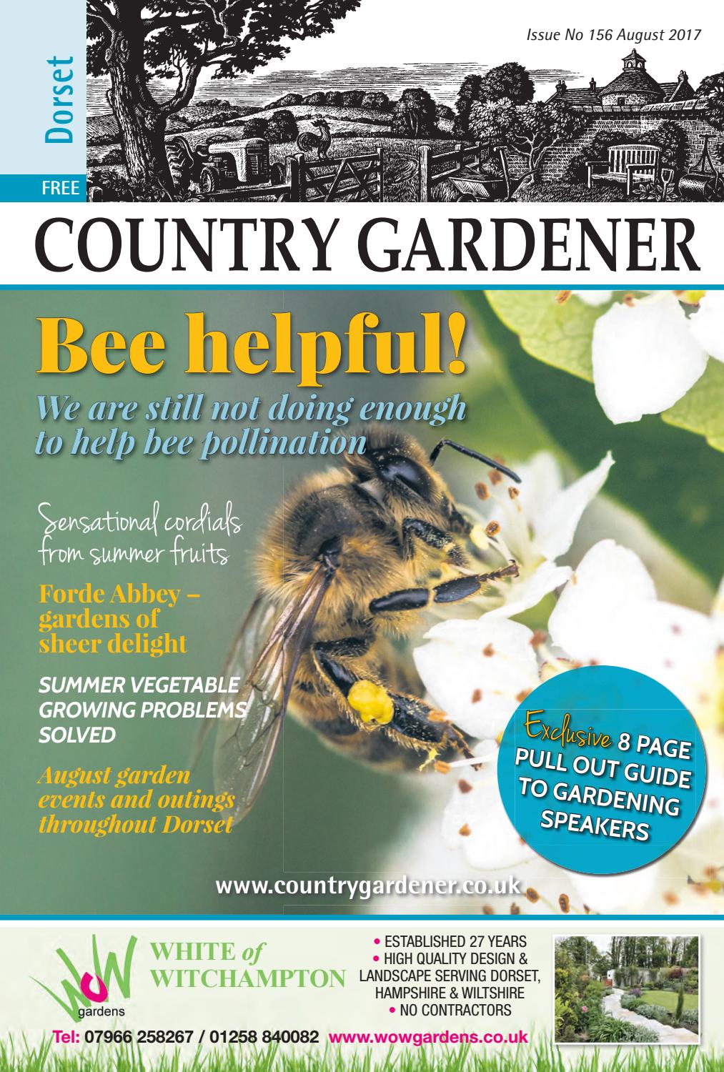dorset country gardener august 2017 by country gardener issuu forestry bees tolerant flyer