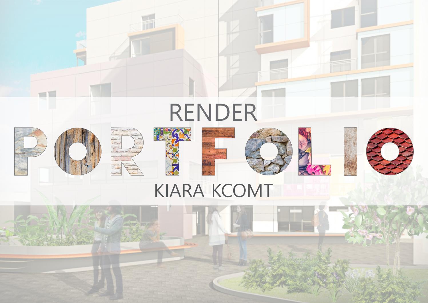 Render portfolio by Kiara Issuu