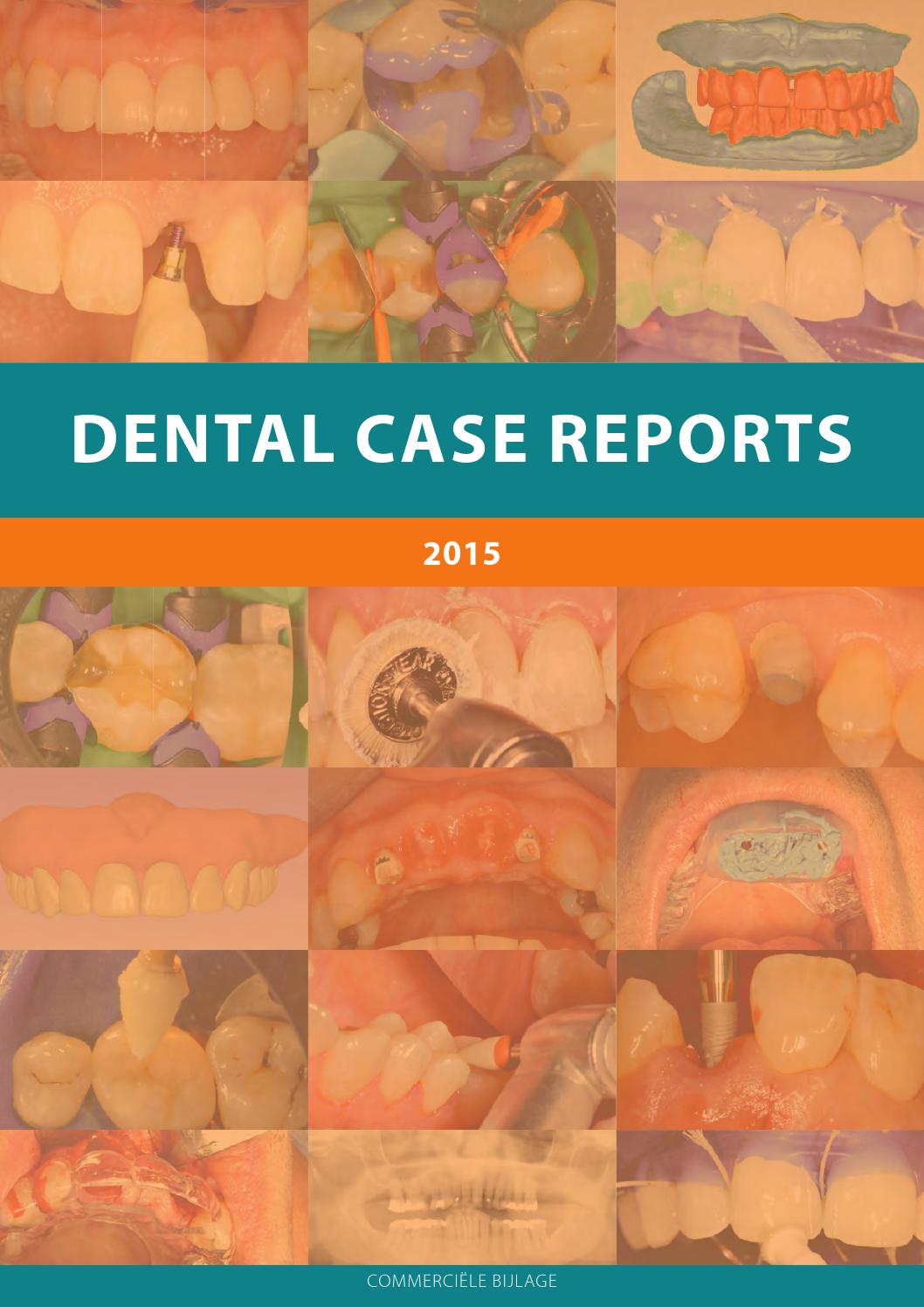 Dental case reports 2015 by Prelum Issuu