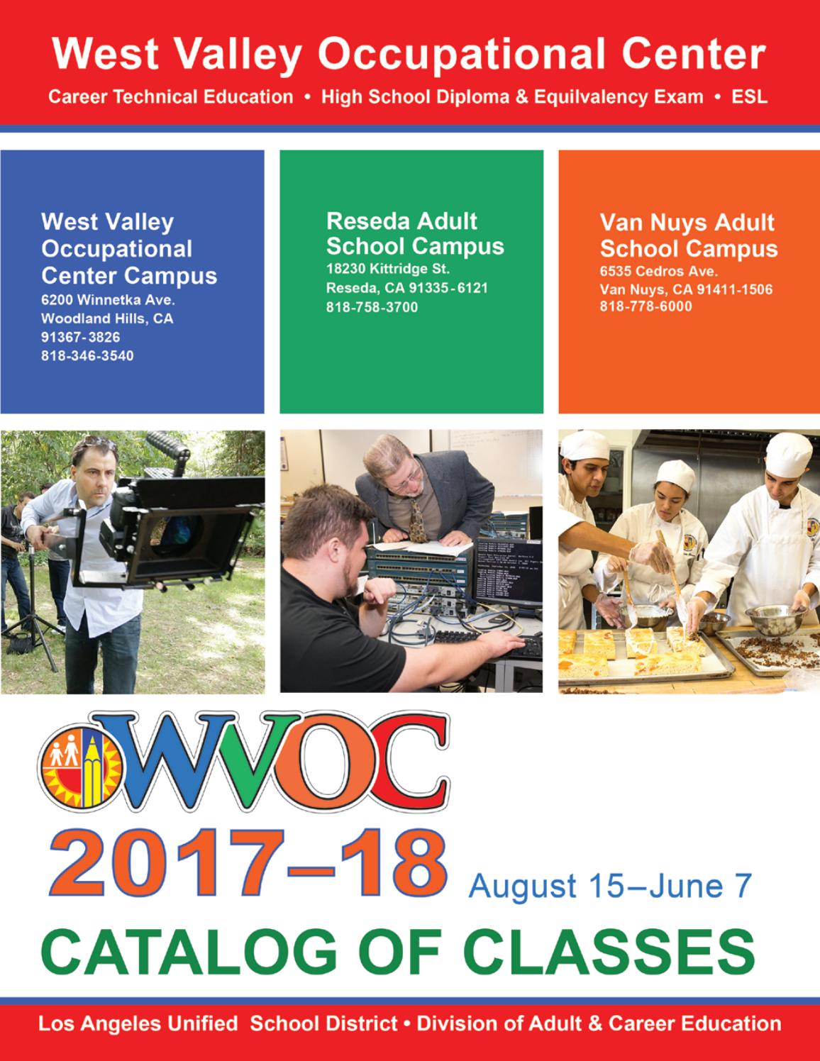 WVOC 2017-2018 Catalog of Classes by Q Press - Issuu