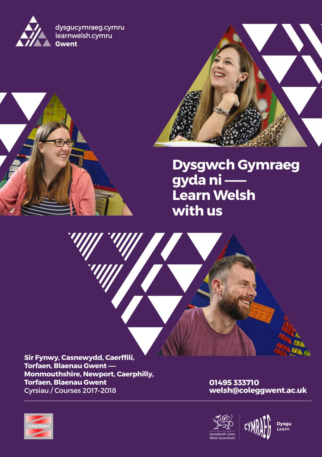 Dysgwch Gymraeg gyda ni Learn Welsh with us. by Learn Welsh Gwent