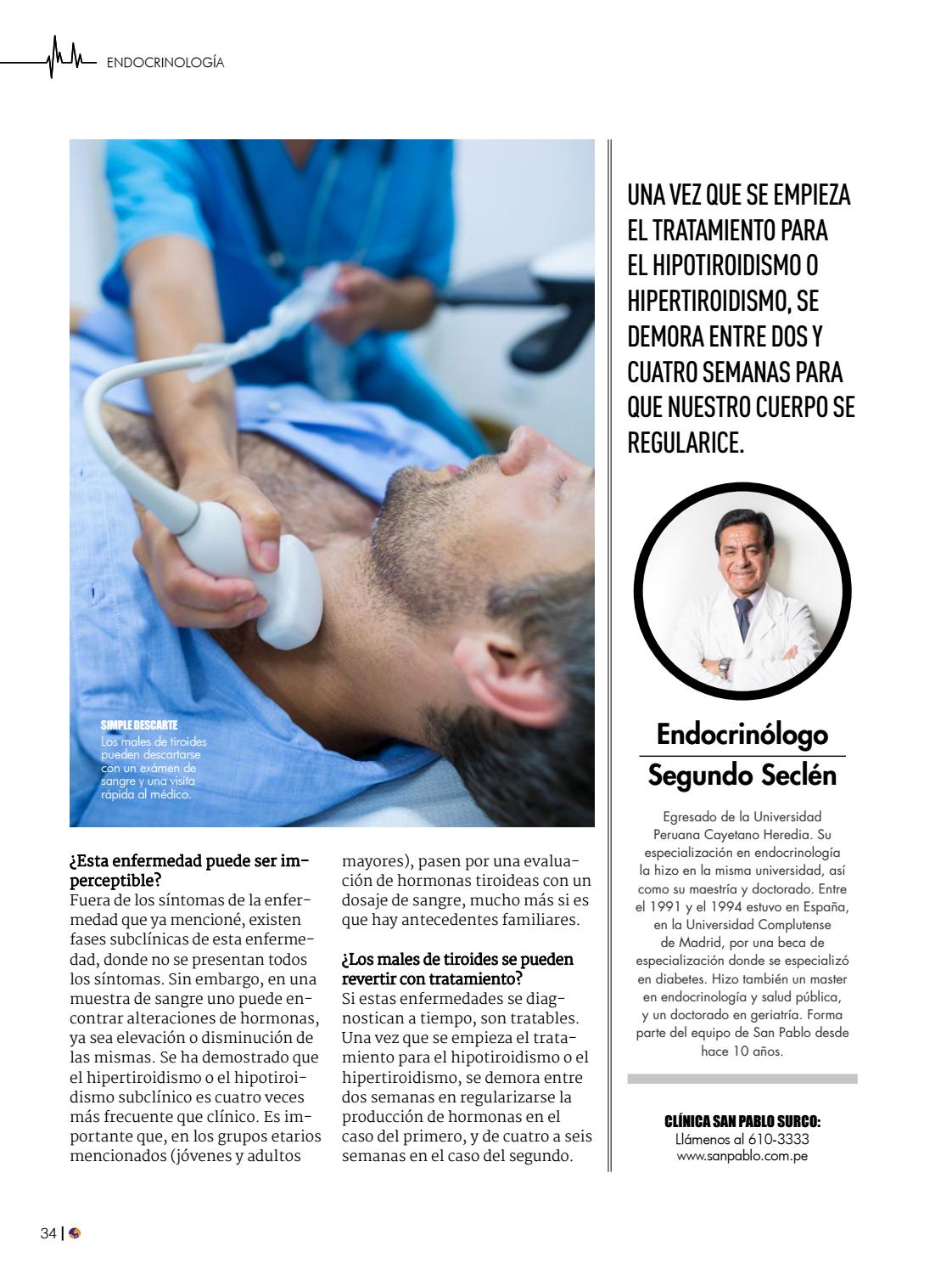 segundo seclen endocrinología y diabetes