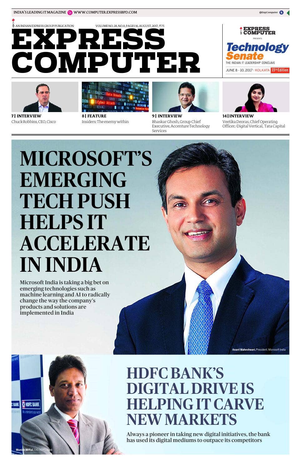 Express Computer (Vol.28, No.8) August, 2017 by Indian Express - Issuu