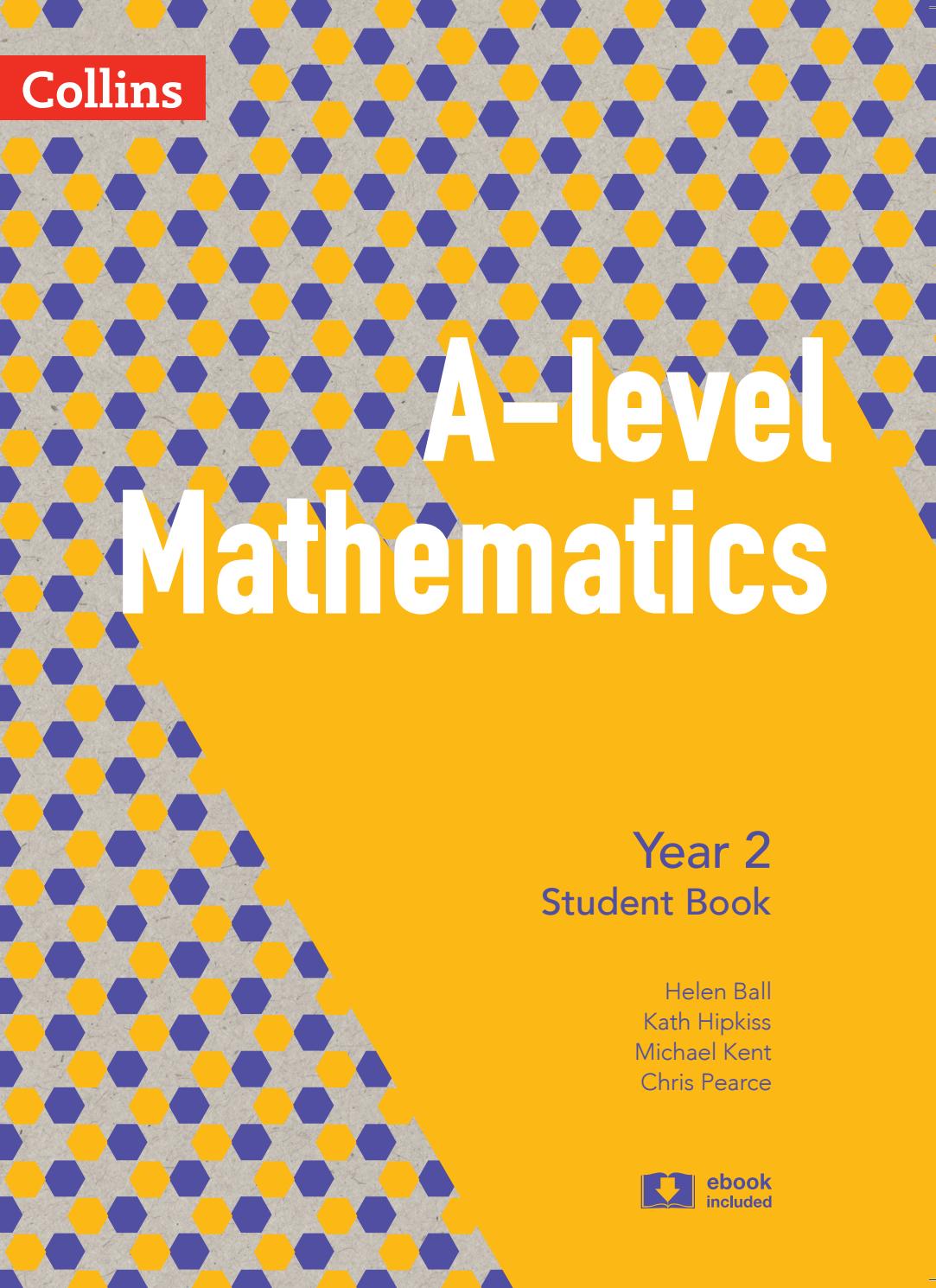 A-level Mathematics - A-level Mathematics Year 2 Student Book sample