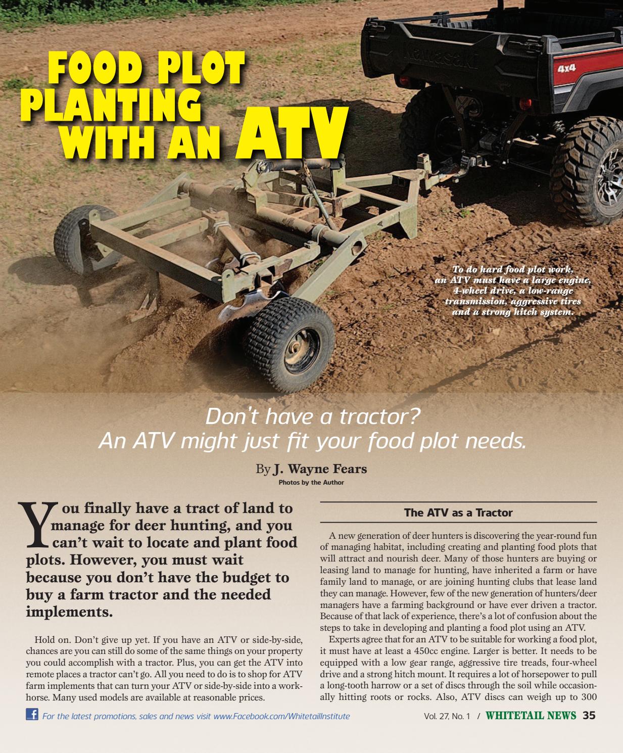 Whitetail News Vol 27 1 By Whitetail Institute Issuu