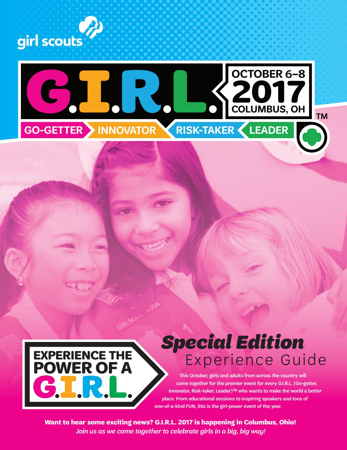 G.I.R.L. 2017 Experience Guide by Girl Scouts of Ohio's Heartland - Issuu