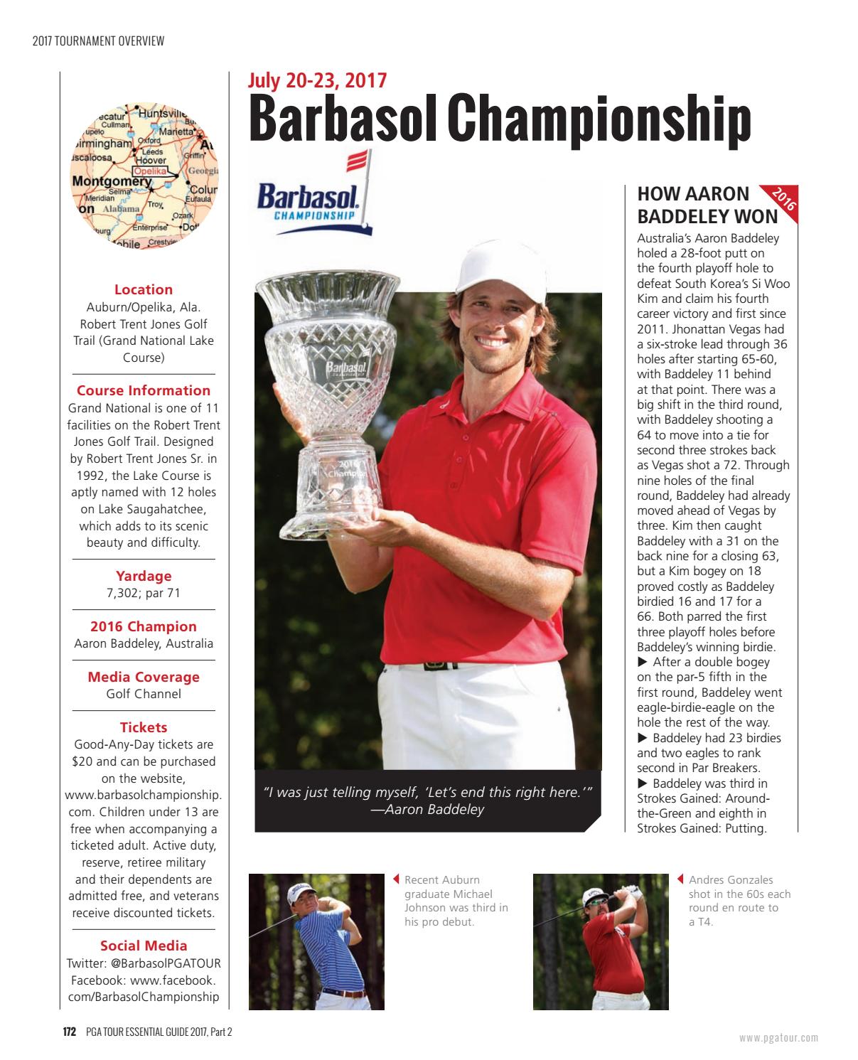 Official PGA TOUR Essential Guide to Golf 2016/17 Part 2 by Magazine