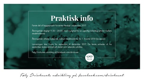 Drivhuset Præsentation 第 16 页