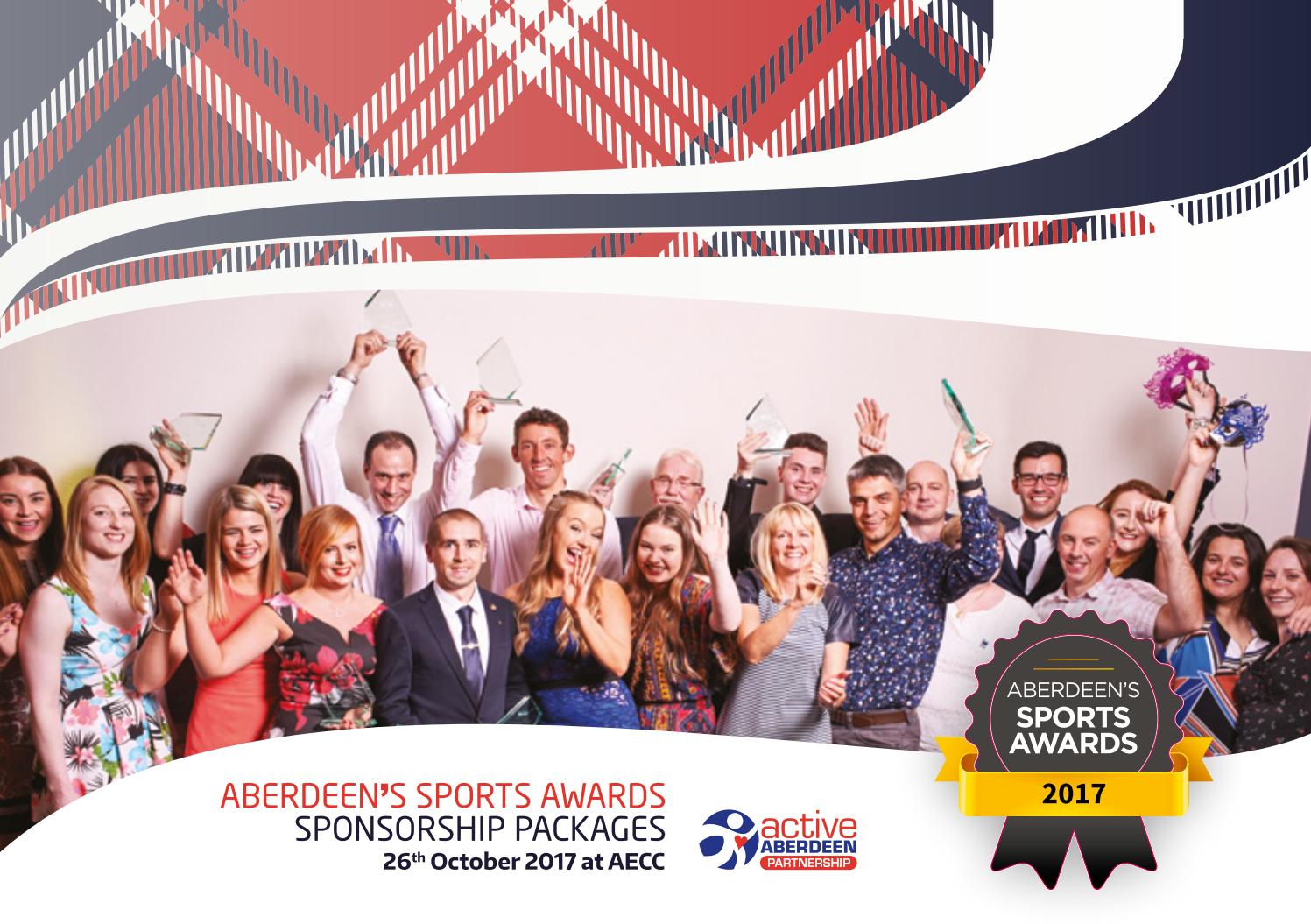 Aberdeen's Sports Awards 2017 Sponsorship Brochure by Sport Aberdeen