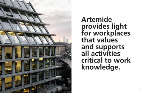 Artemide - Workplace application 灯饰手册 - 2017 第 2 页