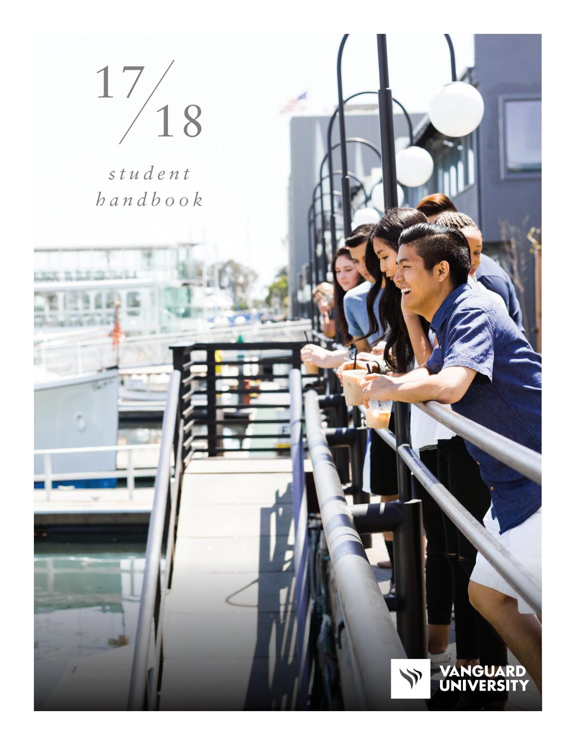 2017 2018 Student Handbook By Vanguard University Issuu