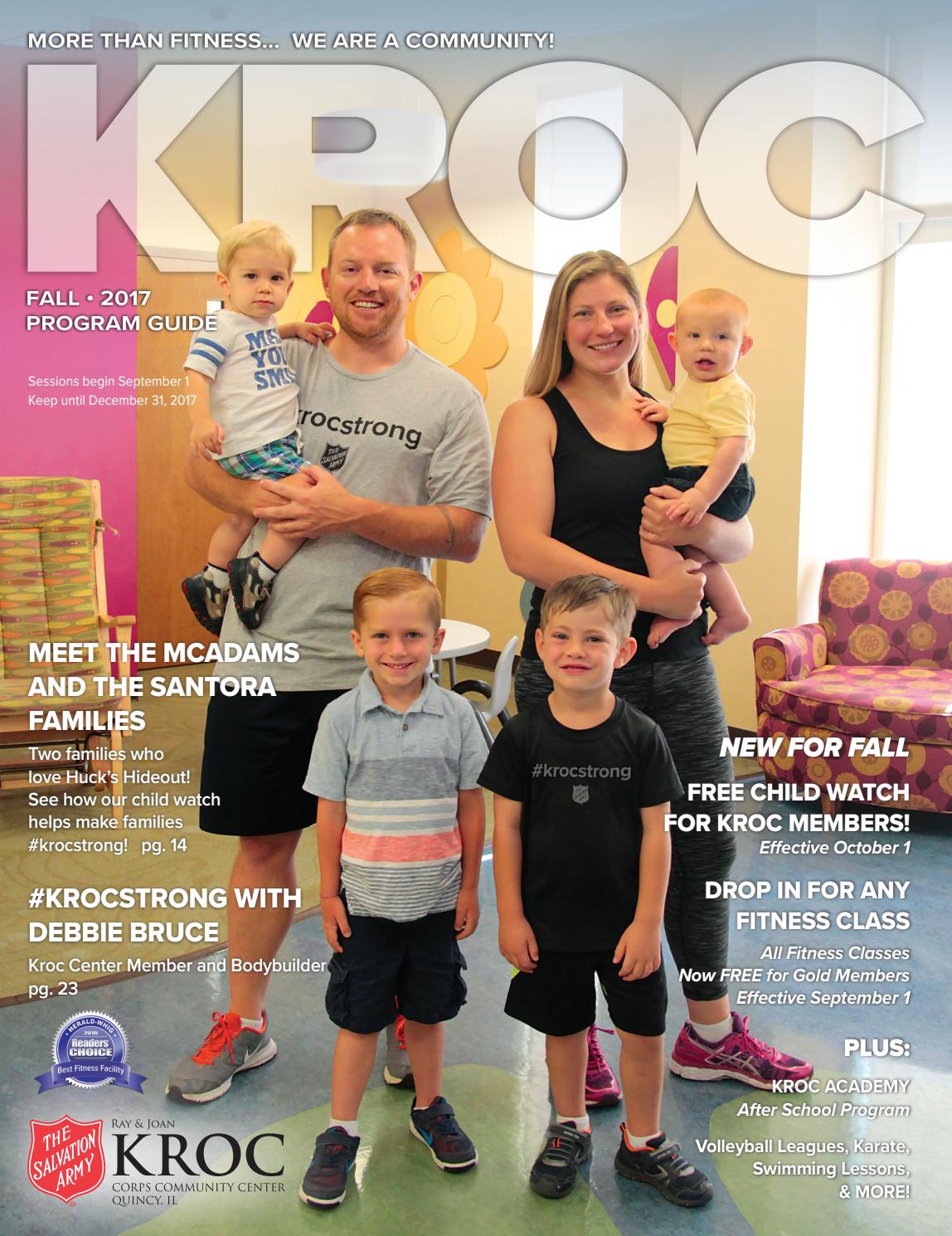 Fall 2017 Program Guide by Kroc Center Quincy, Illinois Issuu