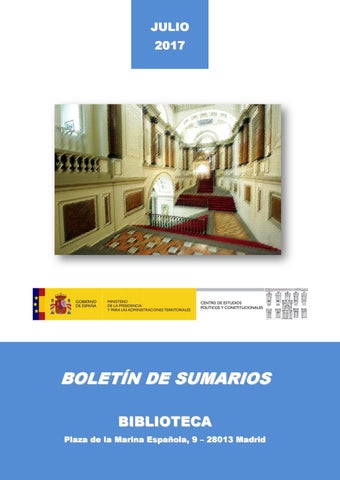 BoletÃn sumarios julio 2017 by cepc cepc issuu Stue anno 2017