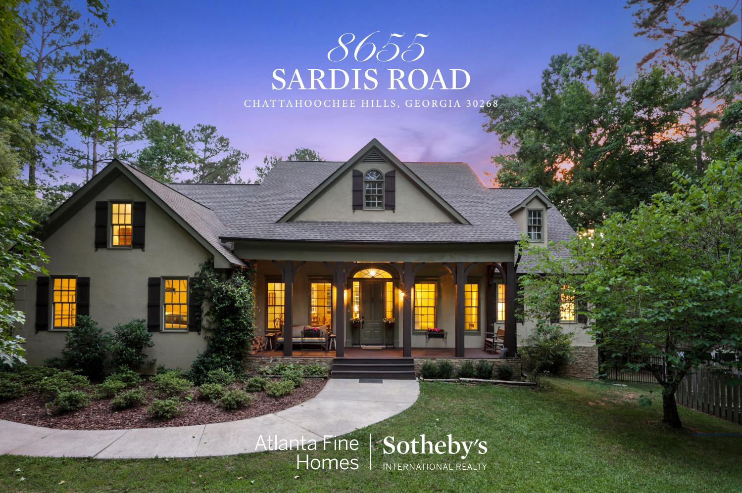 Exceptional 8655 Sardis Road by Atlanta Fine Homes Sotheby's