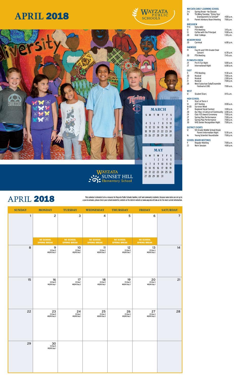 20172018 Wayzata Public Schools Calendar by Wayzata Public Schools Issuu