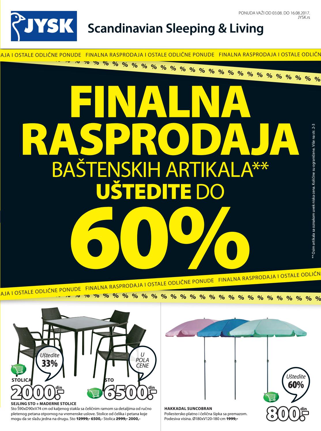 Jysk srbija katalog od 03 16 08 2017 by Catalog.rs Issuu