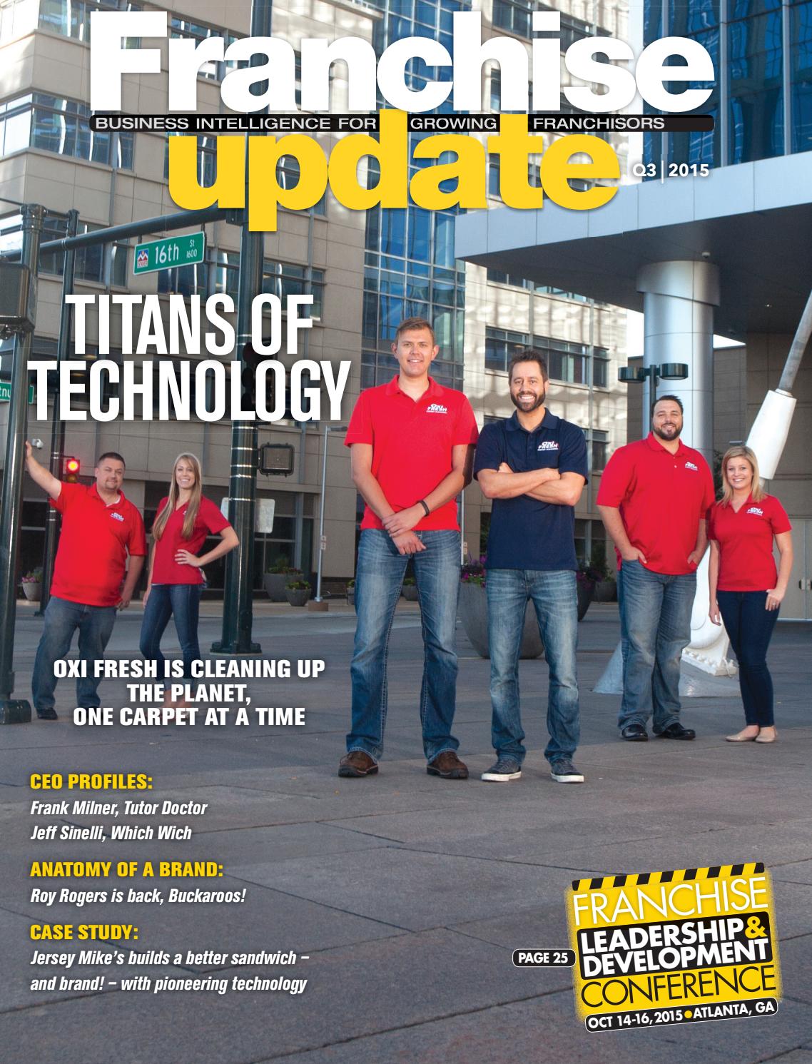 Franchise Update Magazine - Issue III, 2015 by Franchise Update Media -  Issuu