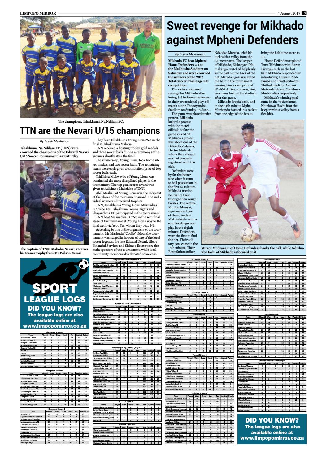 4 August 2017 Limpopo Mirror by Issuu