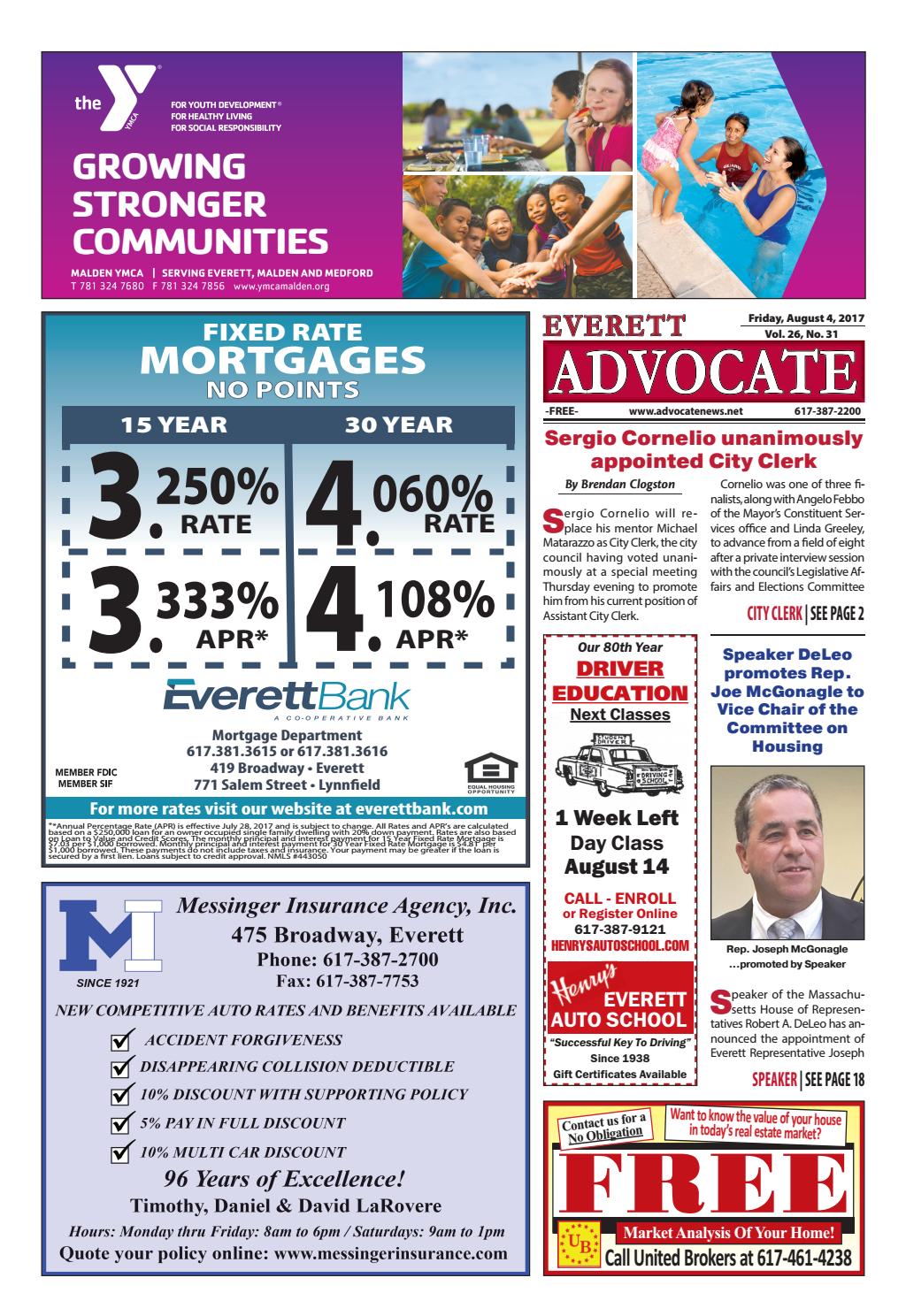 THE EVERETT ADVOCATE Friday, August 4, 2017 by Mike Kurov Issuu