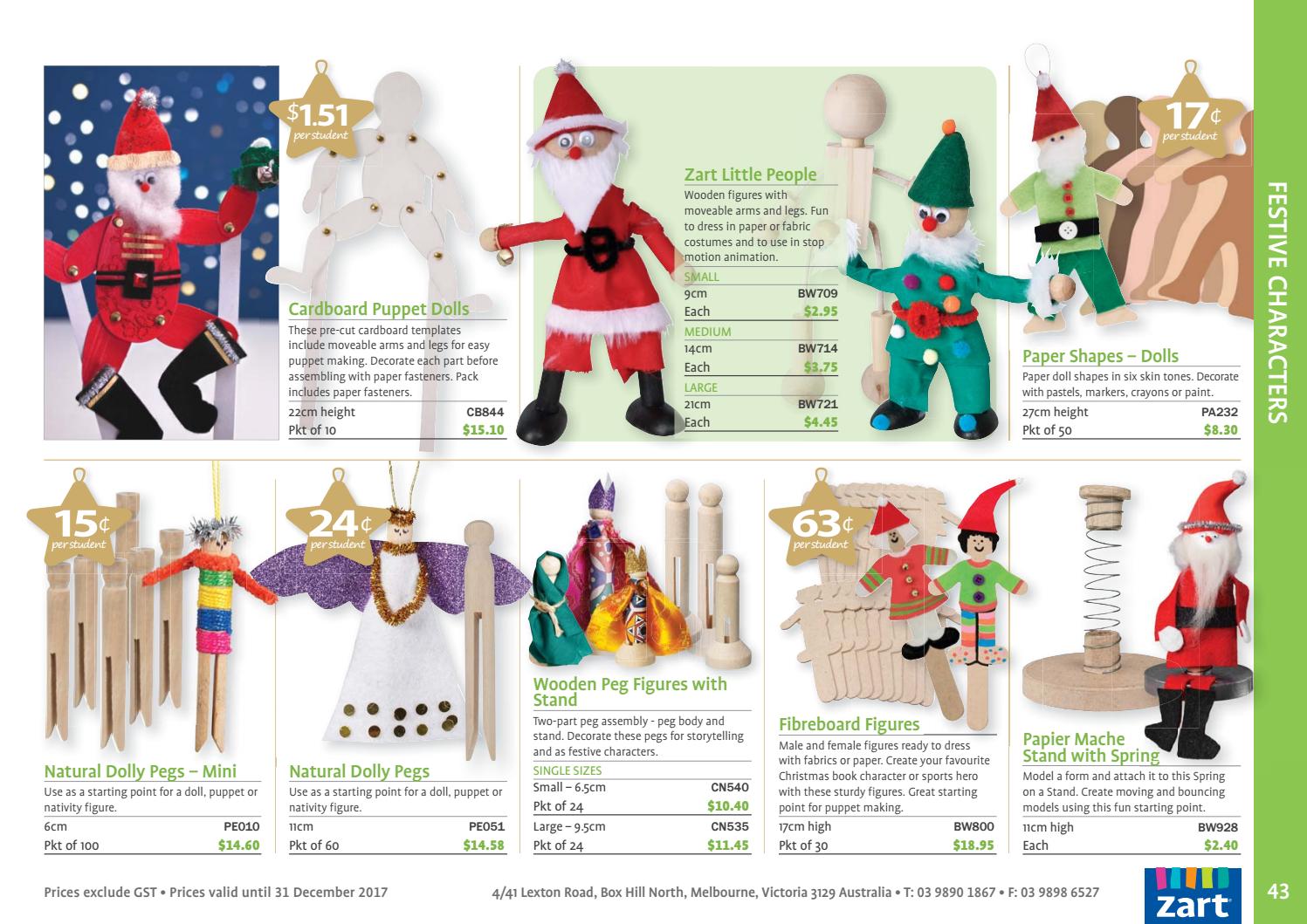 Zart Christmas Catalogue 2017 By Art Craft And Education Supplies