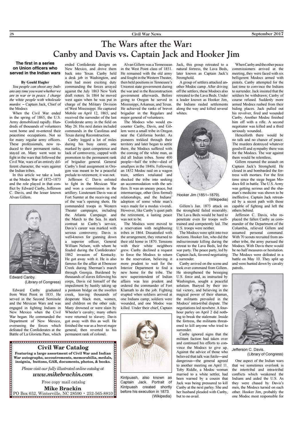 Civil War News September 2017 by Historical Publications LLC Issuu