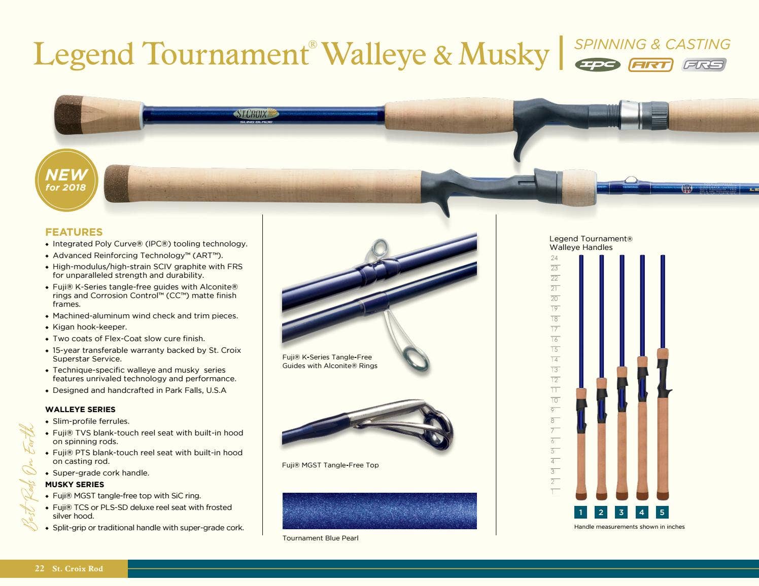 buy st croix rods canada Panfish Series Style:12'0