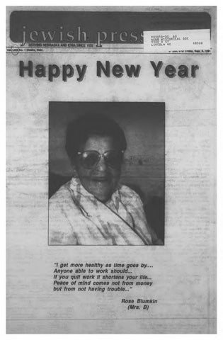 Press Issuu By 61991Rosh September Hashanah Jewish bgyfY76Ivm
