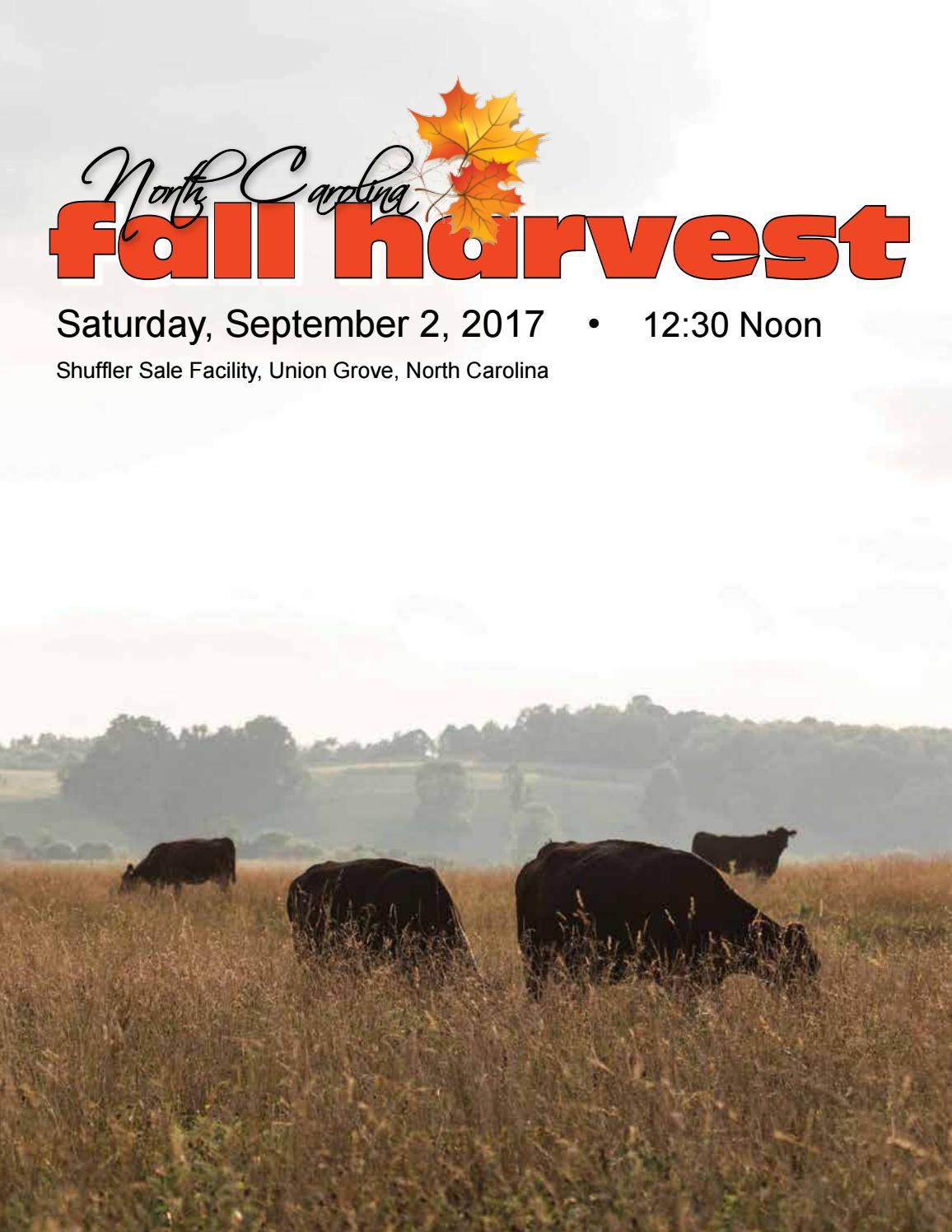 2017 North Carolina Fall Harvest Sale Catalog by Ranch House Designs