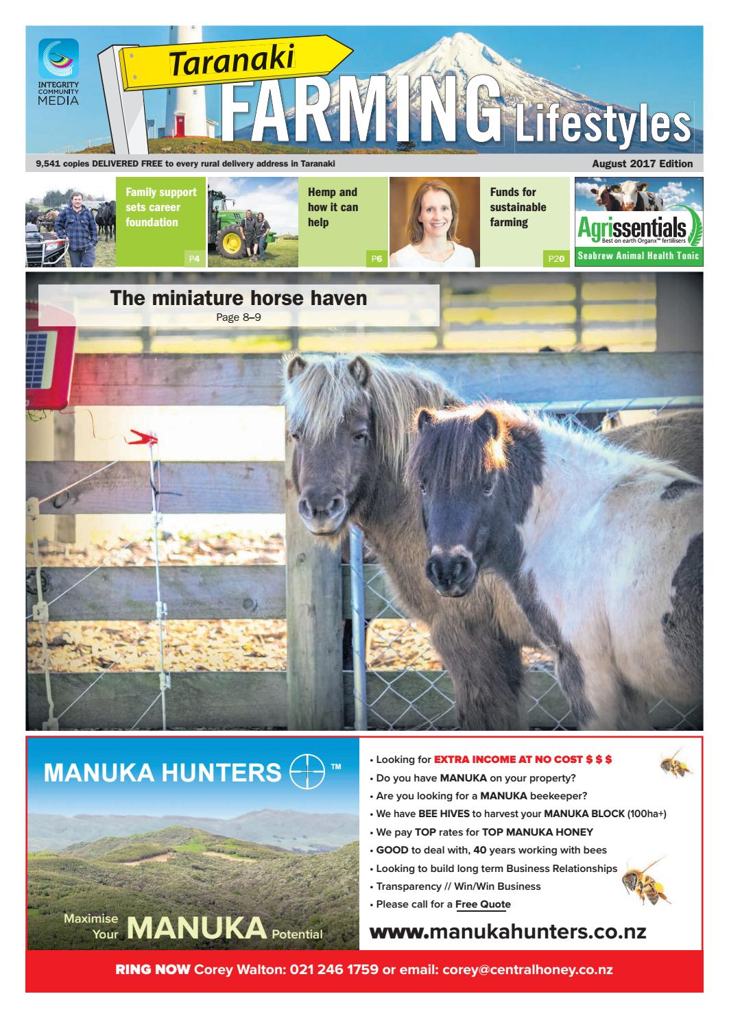 Taranaki Farming Lifestyles, August 2017 by Integrity Community Media