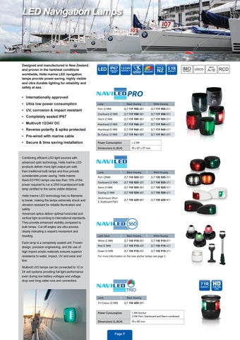 Hella marine 新品 and Overview 灯饰手册 2017 - Australia 第 7 页