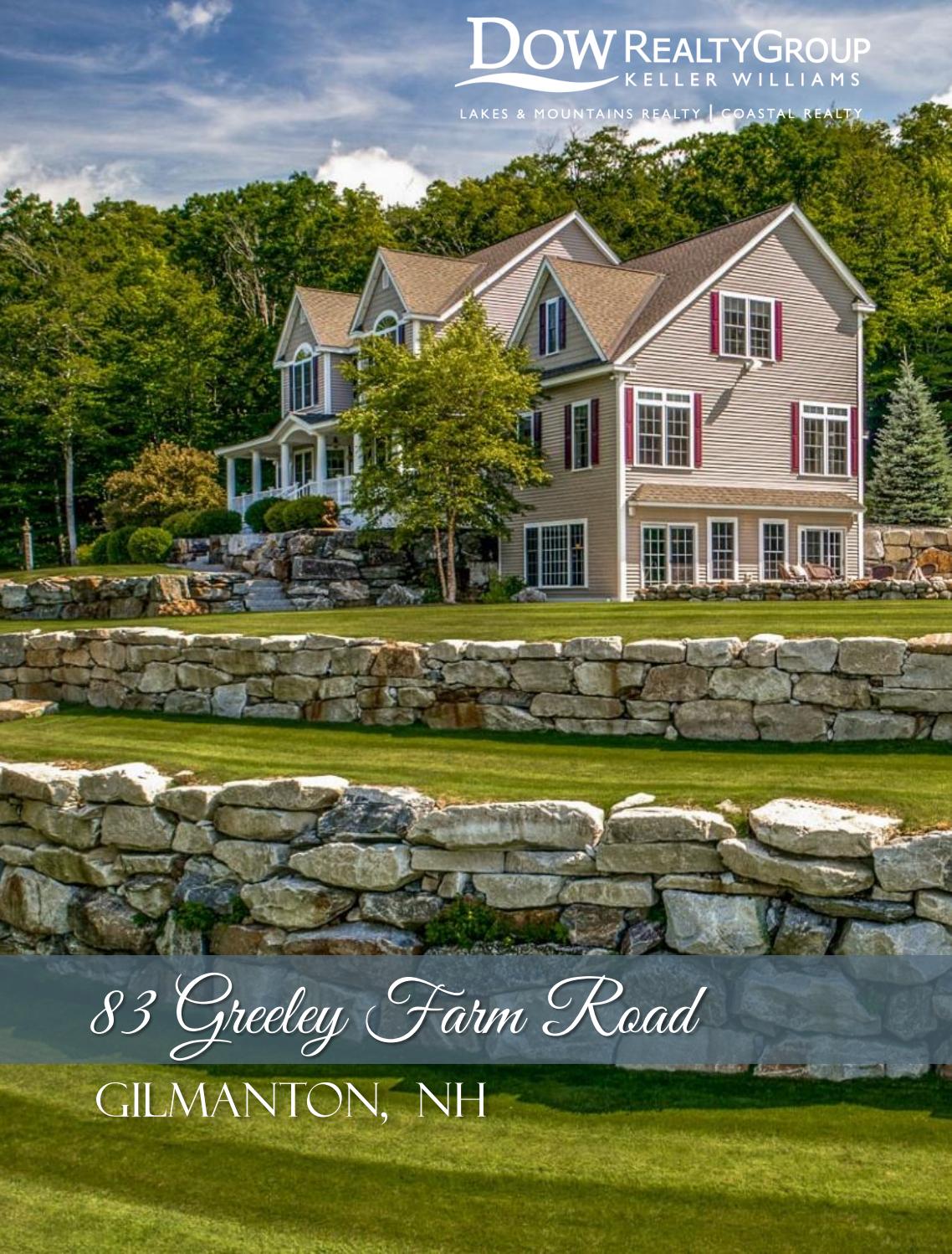 83 Greeley Farm Road, Gilmanton, NH 03237 by The Dow Group 1 in NH Issuu