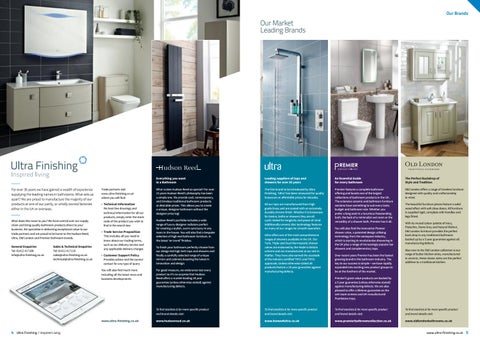 Rubberduck Bathrooms Ltd Ultra finishing 卫浴 手册 2017 第 3 页