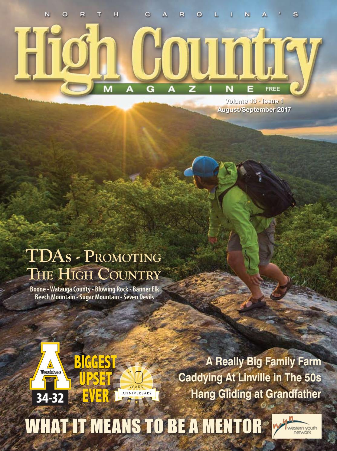 High Country Magazine August September 2017 By High Country Press