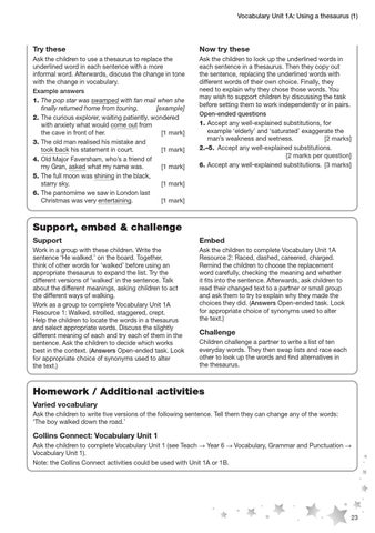 Treasure House - Vocabulary, Grammar and Punctuation Skills Teacher’s ...