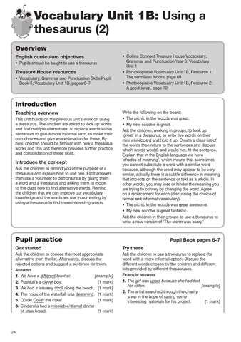 Treasure House - Vocabulary, Grammar and Punctuation Skills Teacher’s ...