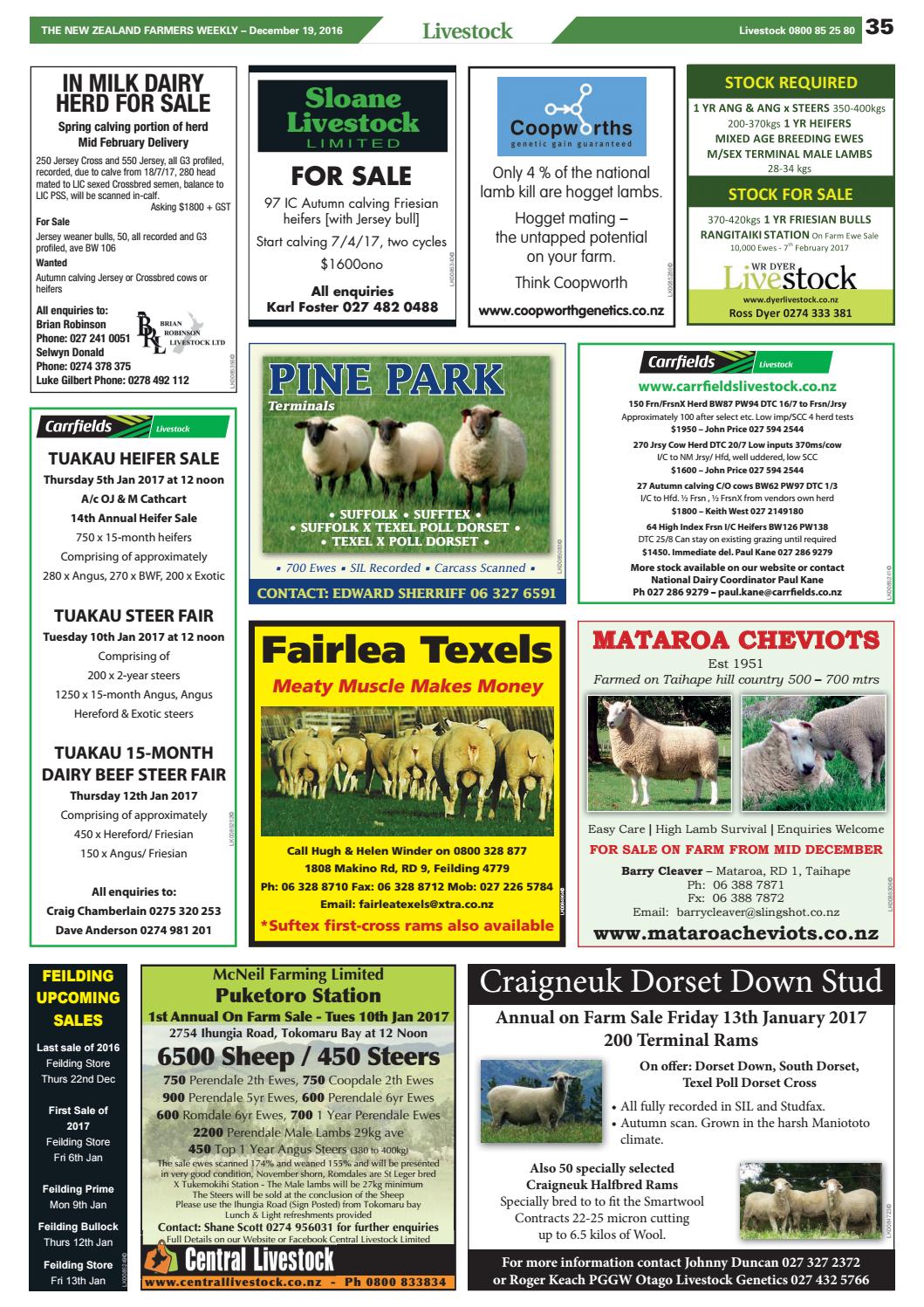 Farmers Weekly NZ 19 December 2016 by Farmers Weekly NZ Issuu