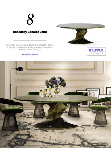 Boca do Lobo 家具目录 · 60 现代 Dining Tables for 轻奢 Interiors 第 14 页