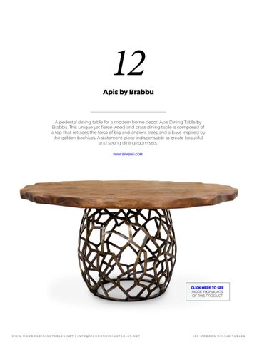 Boca do Lobo 家具目录 · 60 现代 Dining Tables for 轻奢 Interiors 第 19 页