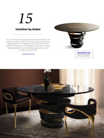 Boca do Lobo 家具目录 · 60 现代 Dining Tables for 轻奢 Interiors 第 22 页