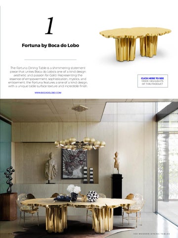 Boca do Lobo 家具目录 · 60 现代 Dining Tables for 轻奢 Interiors 第 4 页