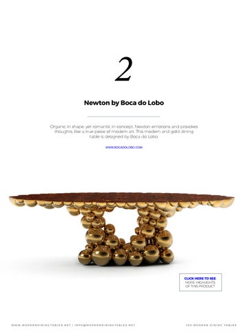 Boca do Lobo 家具目录 · 60 现代 Dining Tables for 轻奢 Interiors 第 5 页