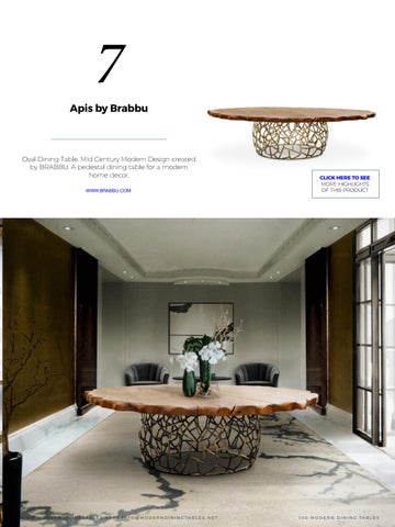 Boca do Lobo 家具目录 · 60 现代 轻奢 Dining Tables 第 13 页