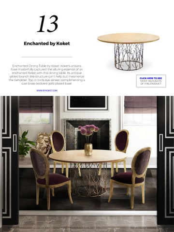 Boca do Lobo 家具目录 · 60 现代 轻奢 Dining Tables 第 20 页