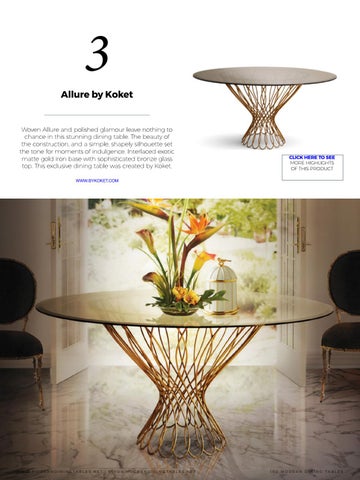Boca do Lobo 家具目录 · 60 现代 轻奢 Dining Tables 第 6 页