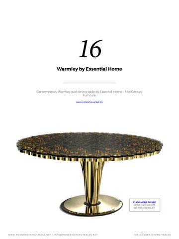 Boca do Lobo 家具目录 · 60 现代 Dining Tables for 轻奢 Homes 第 23 页