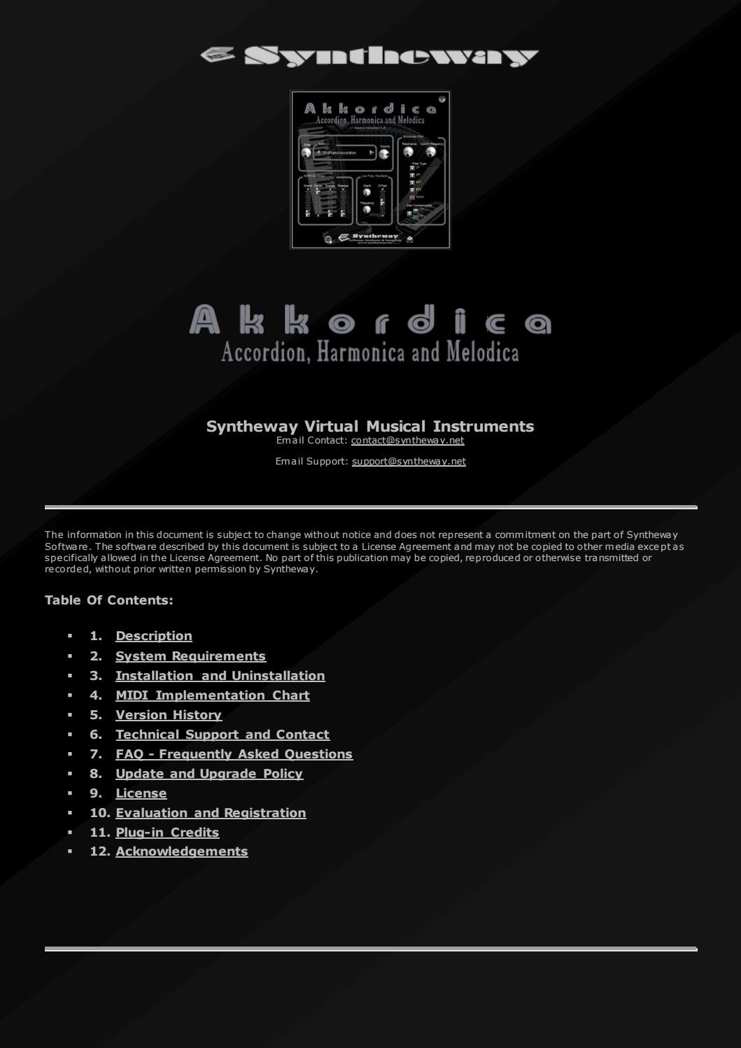 Akkordica Virtual Accordion, Harmonica and Melodica VST Plugin (Windows
