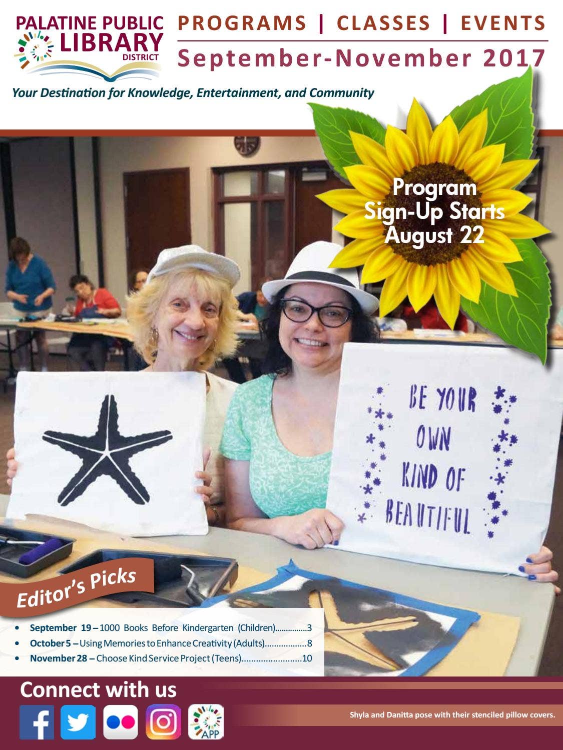 Palatine Library Newsletter, SeptemberNovember 2017 by Palatine Public