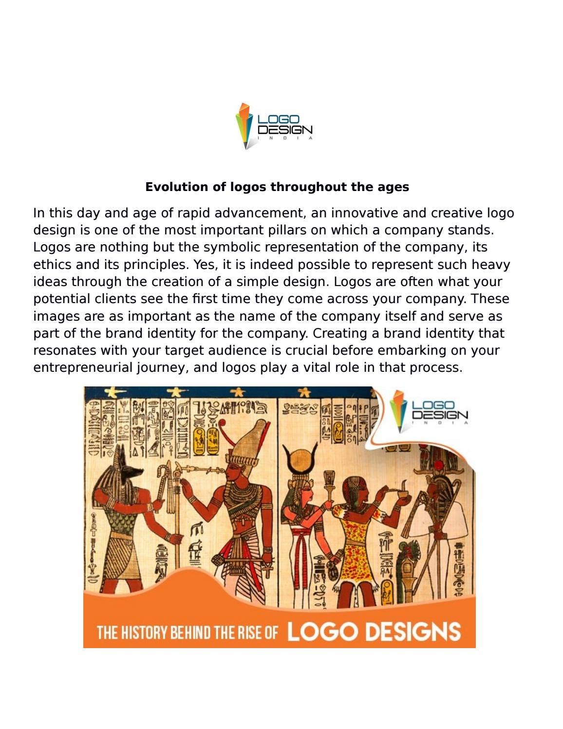 Evolution of logos throughout the ages by logodesign - Issuu